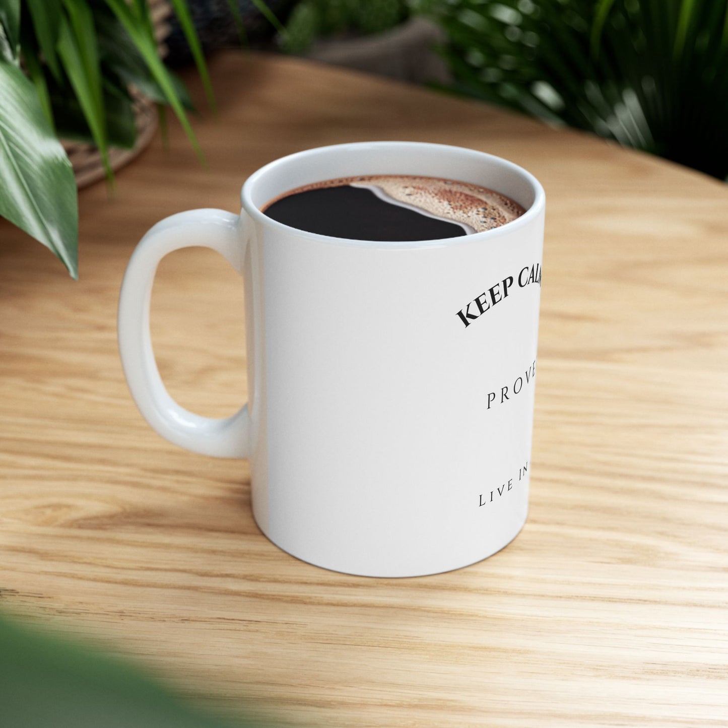 Trust God Wavy Mug