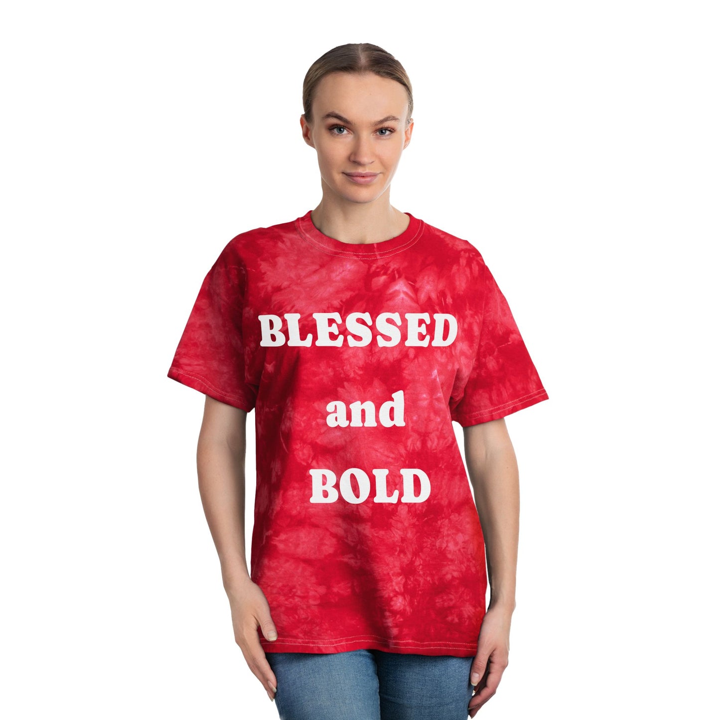 Blessed and Bold Tie-Dye Tee