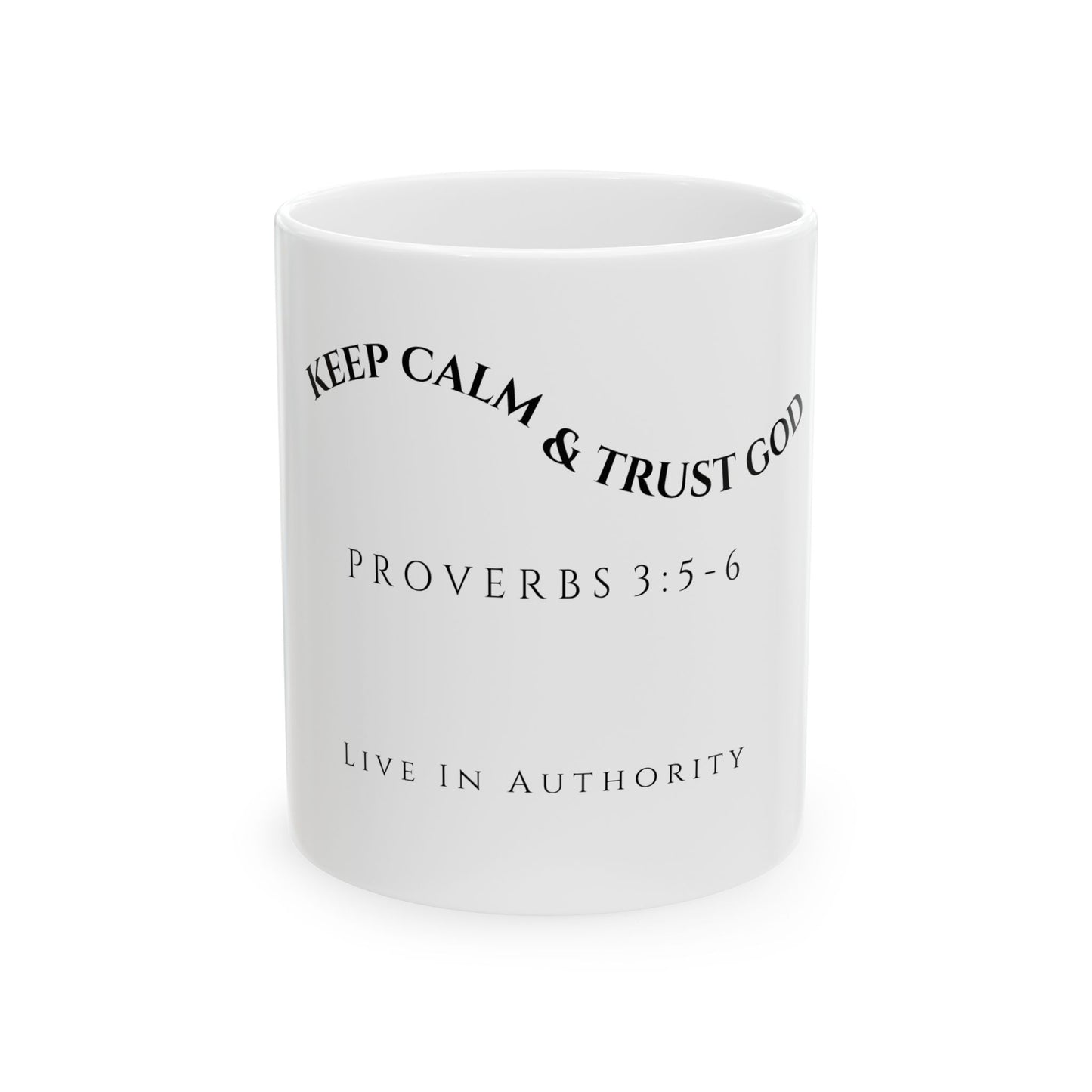 Trust God Wavy Mug