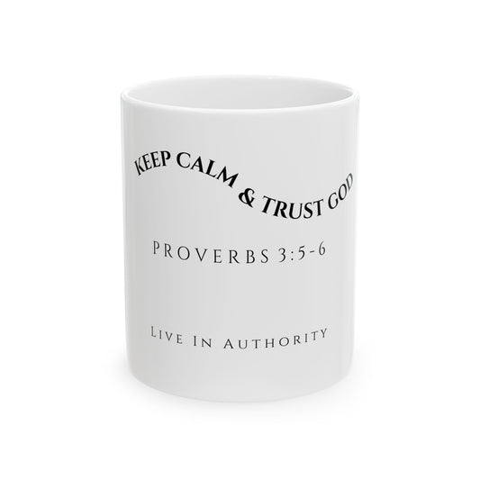 Trust God Wavy Mug