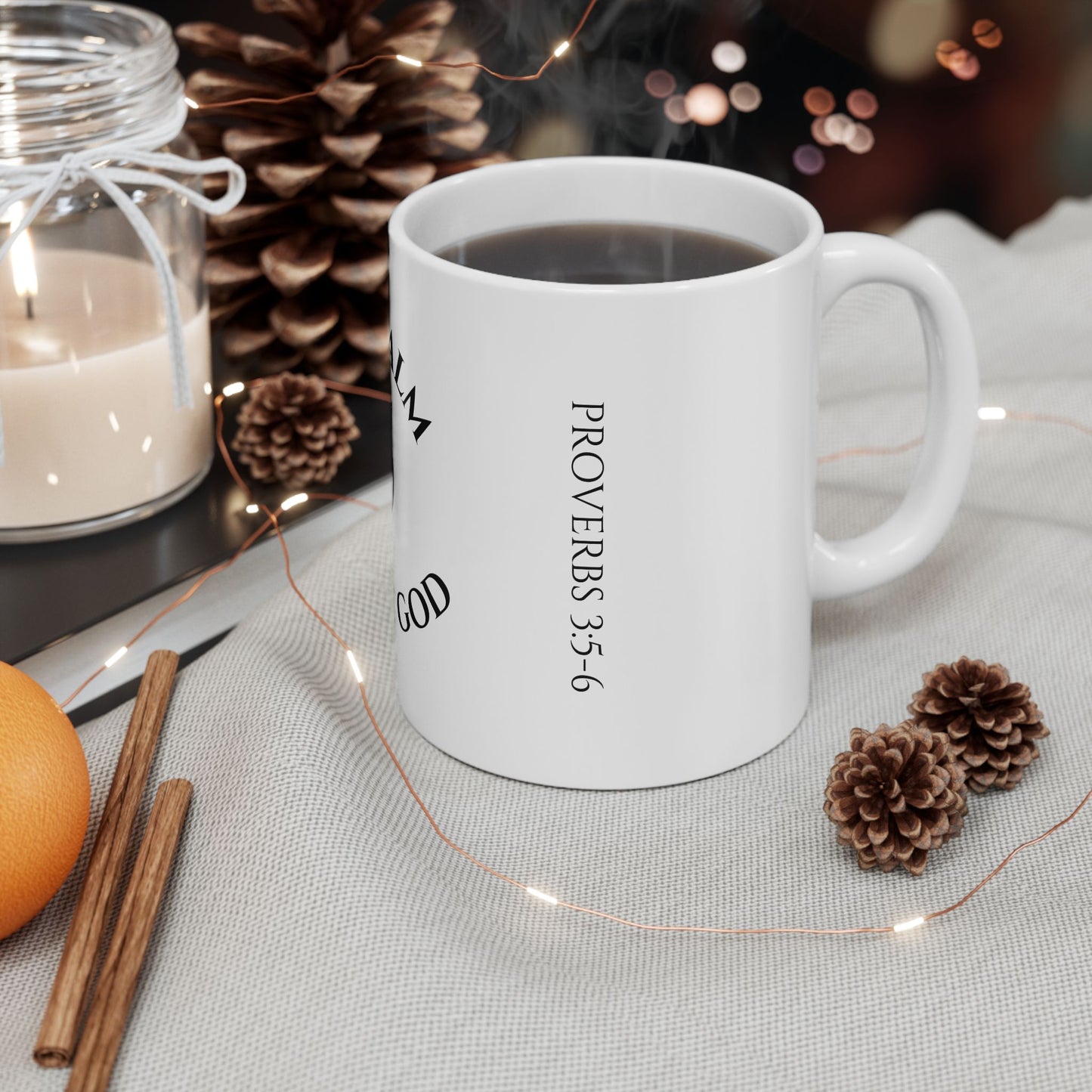 Trust God Circular Mug