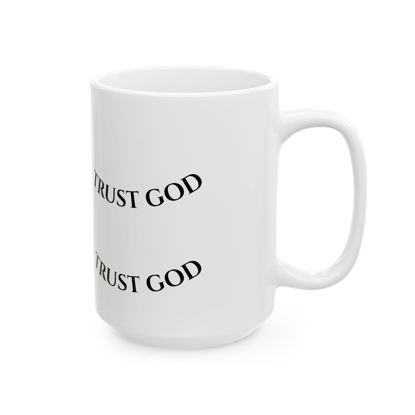 Trust God Wavy Mug
