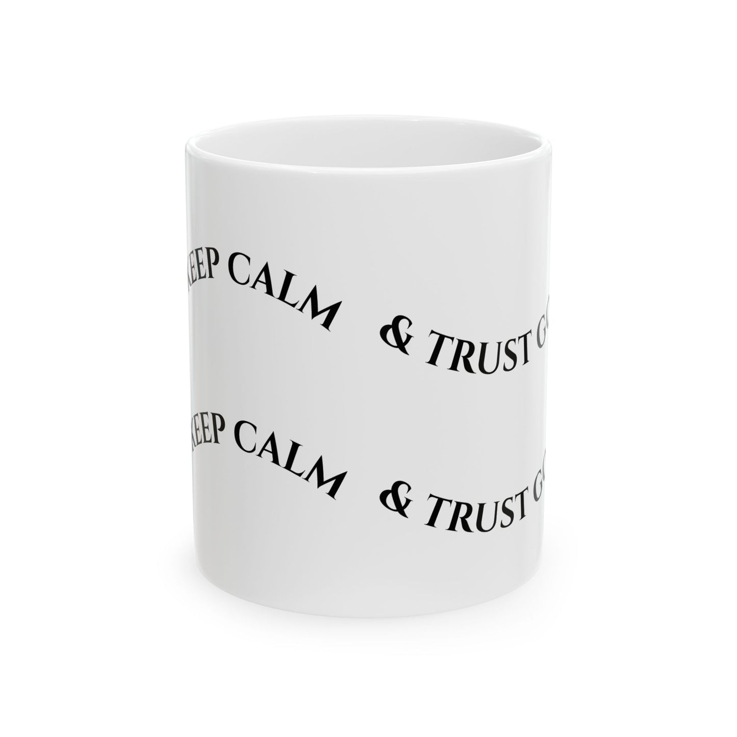 Trust God Wavy Mug