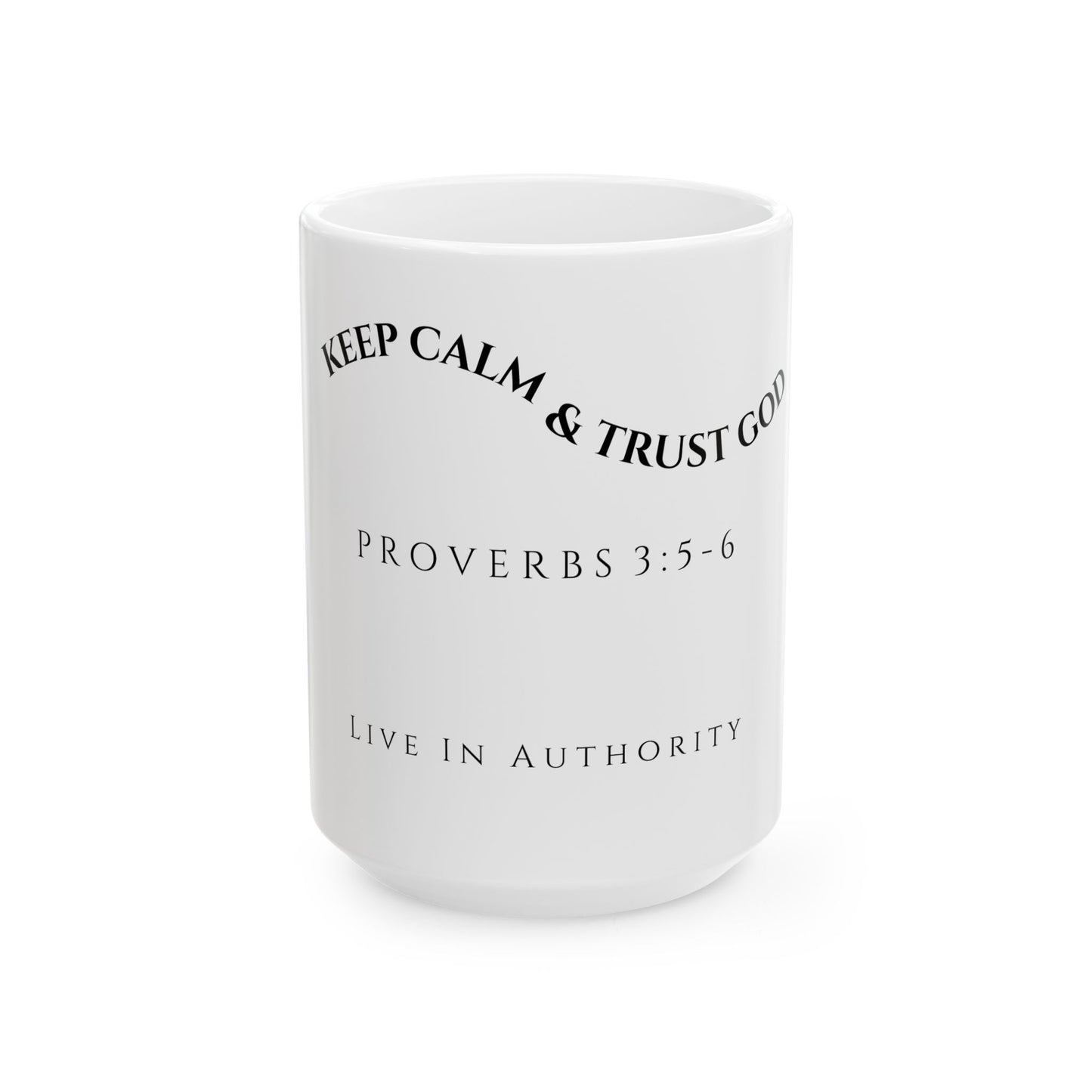 Trust God Wavy Mug