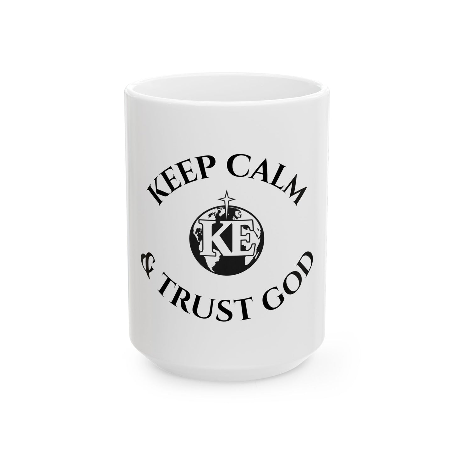 Trust God Circular Mug
