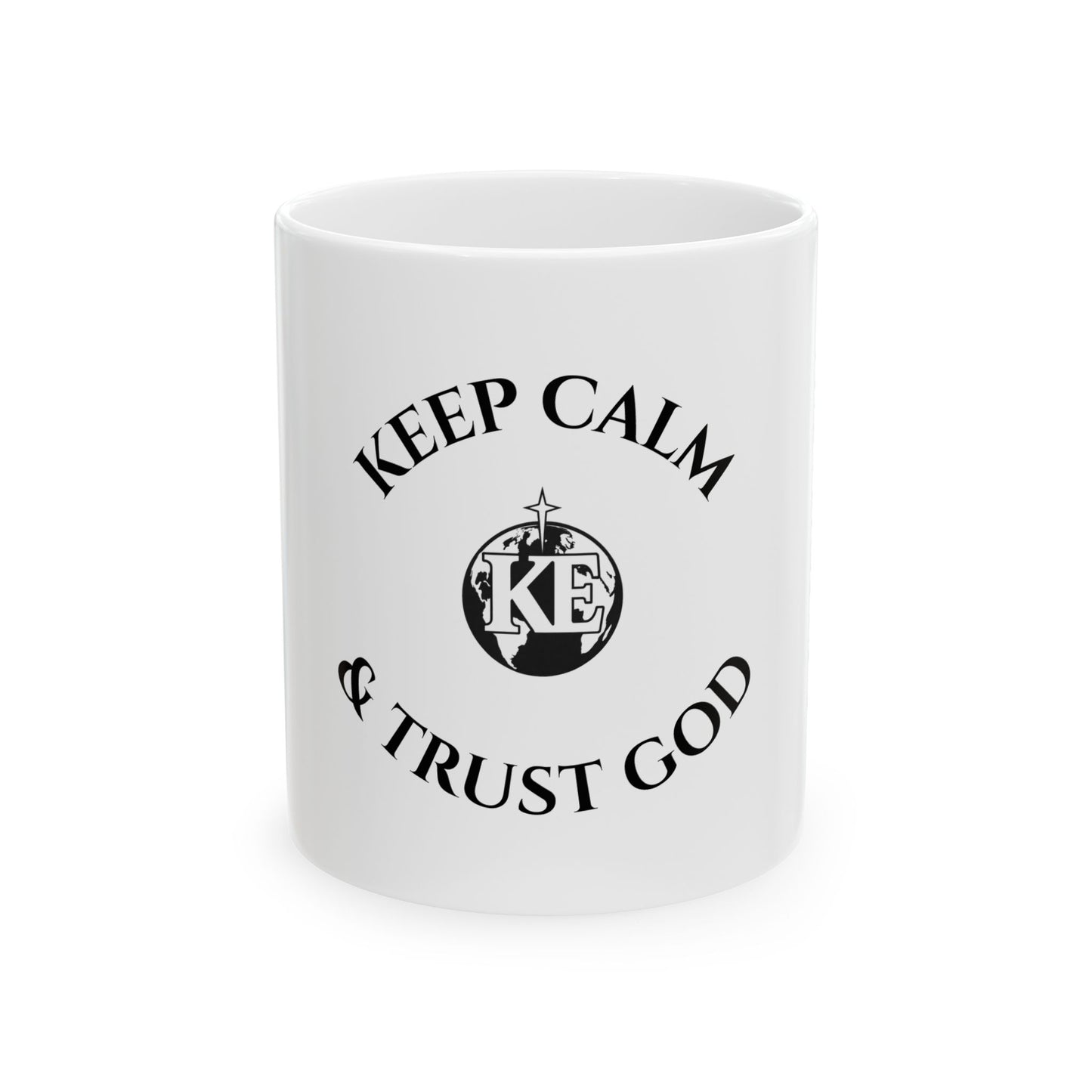 Trust God Circular Mug